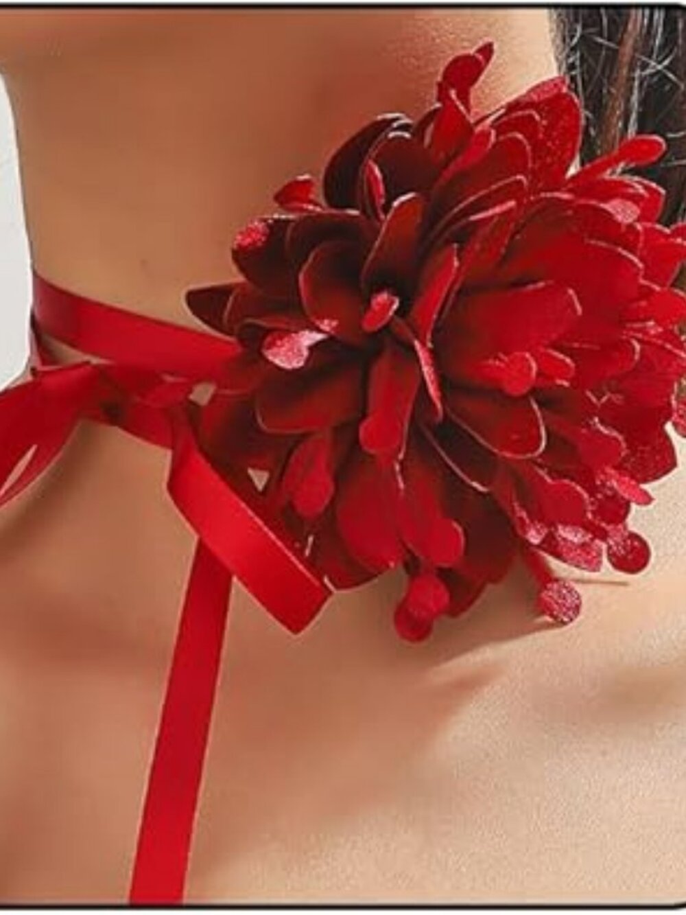Beautiful Flower Choker Necklace Prom Wedding Party‎ Boho Summer